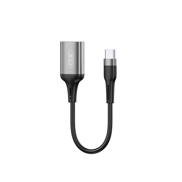 Adaptor OTG USB-C - USB-A XO Design NB201, Negru