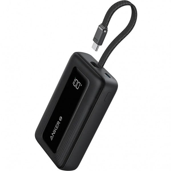 Baterie Externa Anker Zolo, 10000mAh, 30W, QC + PD, 1 x USB-A - 2 x USB-C, Neagra A1688H11