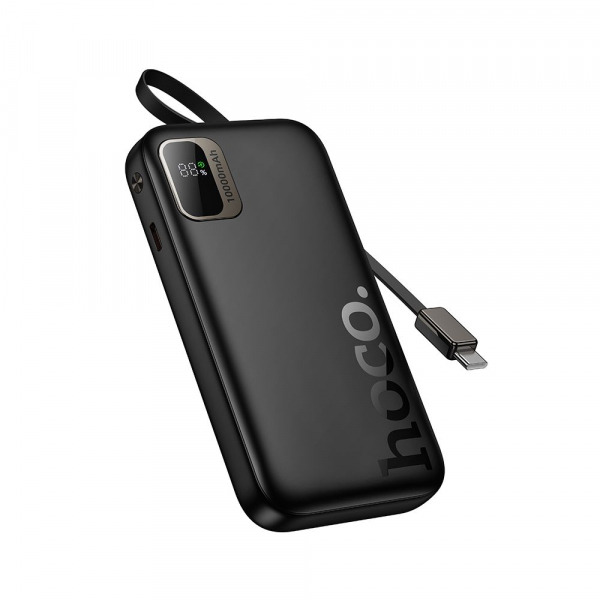Baterie Externa HOCO Q51, 10000mAh, 20W, PD, 2 x USB-C, Neagra