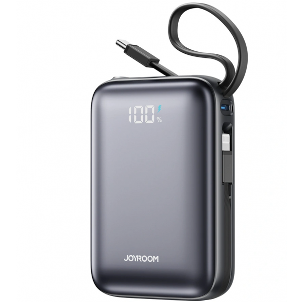 Baterie Externa Joyroom JR-PBF29, 20000mAh, 22.5W, QC + PD, 1 x Lightning - 2 x USB-C, Neagra