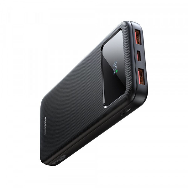Baterie Externa McDodo MC-4220, 10000mAh, 22.5W, QC + PD, 2 x USB-A - 1 x USB-C, Neagra