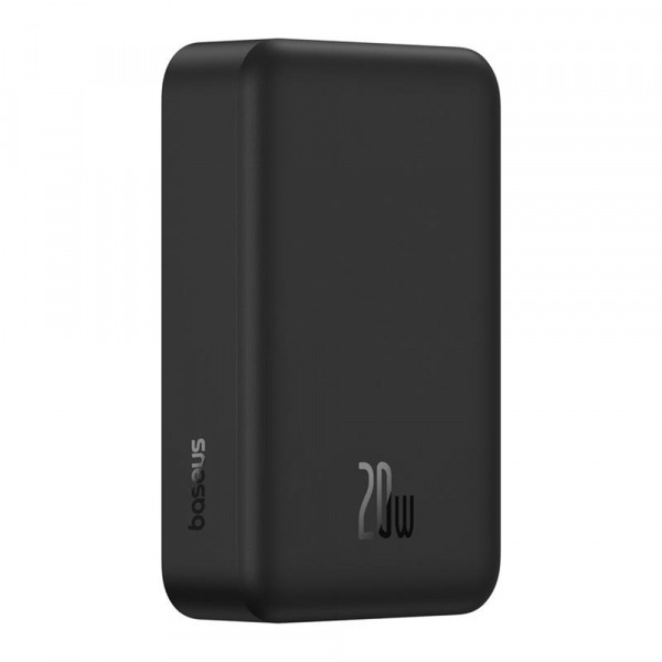 Baterie Externa Wireless Baseus EnerFill FM41 Mini, 20000mAh, 20W, PD + FQI, 1 x QI - 1 x USB-C, Neagra E0027U00