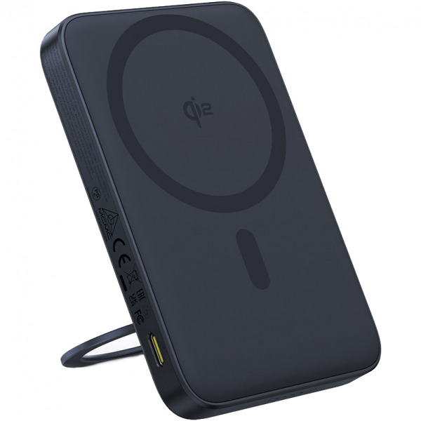 Baterie Externa Wireless Baseus PicoGo, 5000mAh, 20W, PD + FQI, 1 x QI - 1 x USB-C, Neagra P10076802123-00