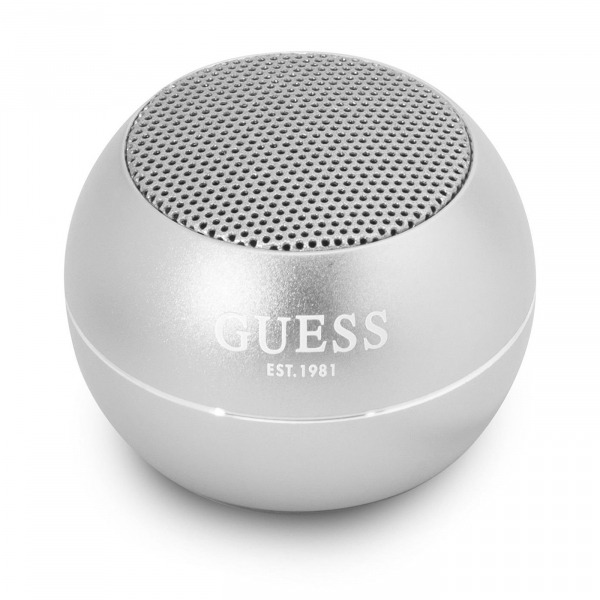 Boxa Portabila Bluetooth Guess, 3W, Argintie