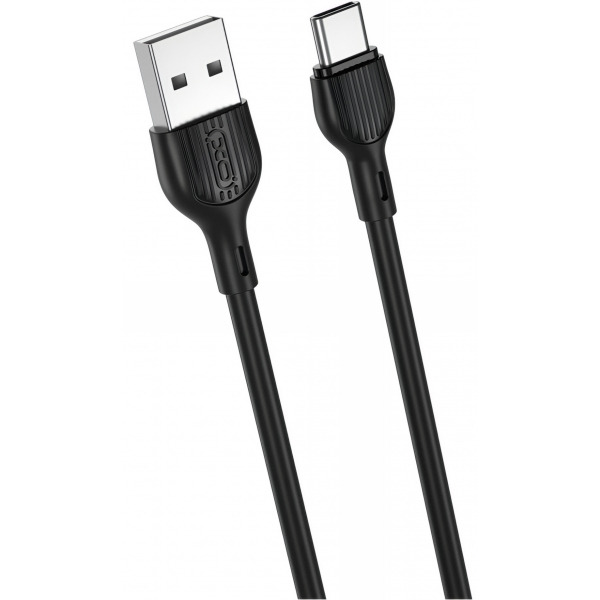 Cablu Date si Incarcare USB-A - USB-C XO Design NB200, 10W, 1m, Negru