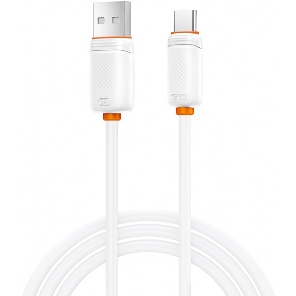 Cablu Date si Incarcare USB-A - USB-C XO Design NB302, 18W, 1m, Alb