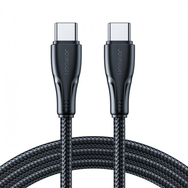 Cablu Date si Incarcare USB-C - USB-C Joyroom S-A11, 60W, 0.25m, Negru
