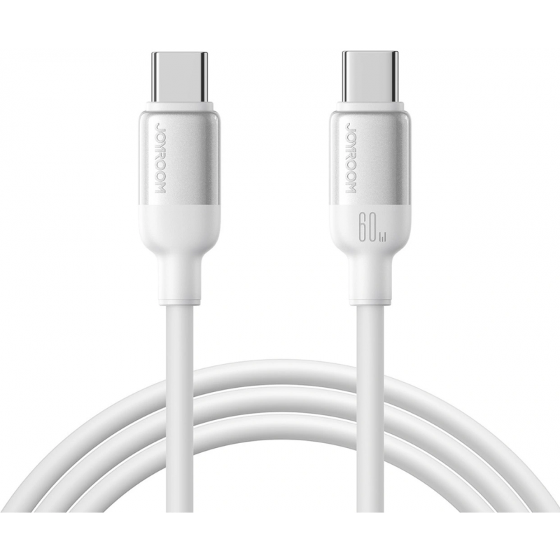 Cablu Date si Incarcare USB-C - USB-C Joyroom S-A62 Lively, 60W, 1.2m, Alb