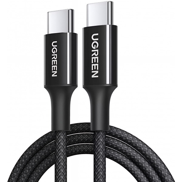 Cablu Date si Incarcare USB-C - USB-C UGREEN L501, 60W, 2m, Negru
