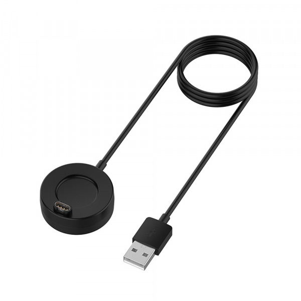 Cablu Incarcare Techsuit TGC4 pentru Garmin Fenix 5 Plus / 7X / 6X / 6 / 5, USB-A, Negru