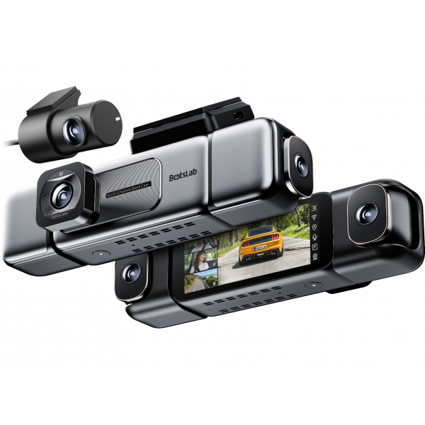 Camera Auto Fata Spate Botslab G980H 4CH, 3K, Wi-Fi, GPS, Afisaj 3.18inch