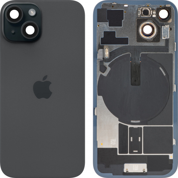 Capac Baterie Apple iPhone 15, Negru, Swap Premium