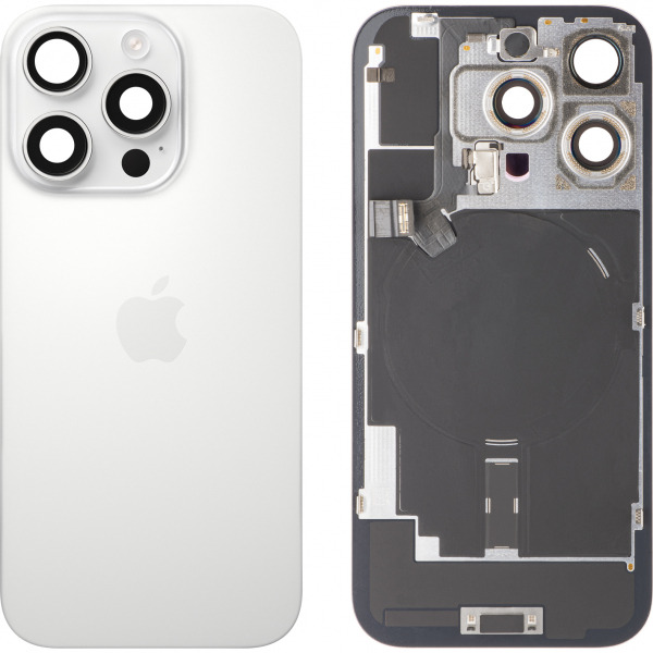 Capac Baterie Apple iPhone 16 Pro, Alb (White Titanium), Swap Premium