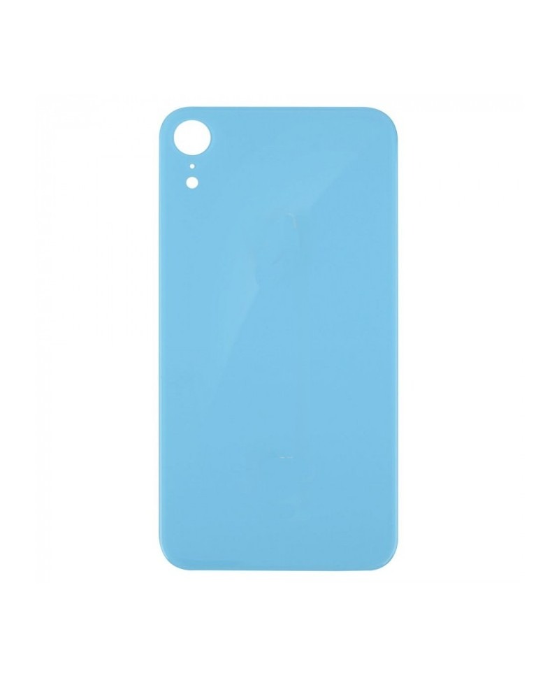 Capac Baterie Apple iPhone XR Albastru, cu gaura camera mare