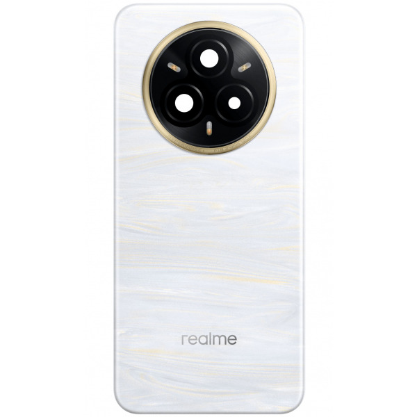 Capac Baterie Realme 14 Pro+, Alb (Pearl White), Service Pack 621033000452