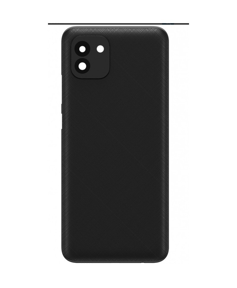 Capac Baterie Samsung Galaxy A03, A035 Negru Cu Geam Camera