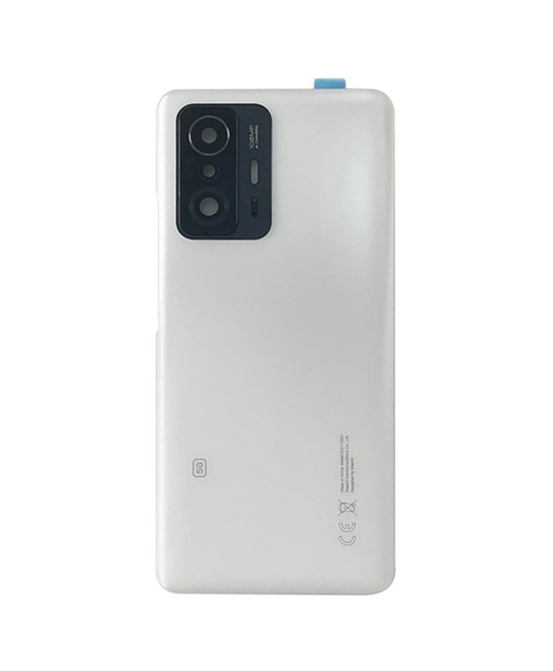 Capac Baterie Xiaomi 11T Pro, Xiaomi 11T Alb Cu Geam Camera