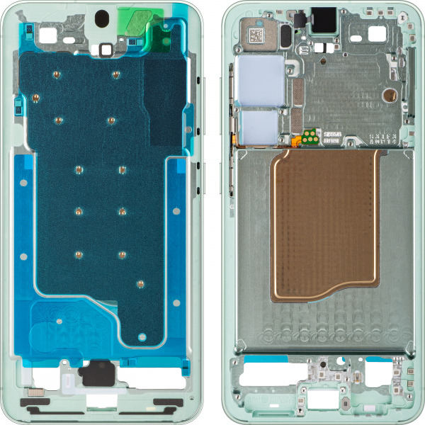 Carcasa Mijloc Samsung Galaxy S25 S931, Verde (Mint), Service Pack GH82-36328B