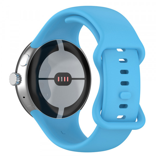 Curea Techsuit W031 pentru Google Pixel Watch 3 45mm, Bleu