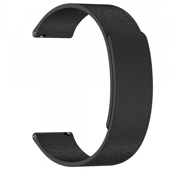 Curea Techsuit W074 pentru Huawei Watch / Garmin Watch Series, 18mm, Neagra