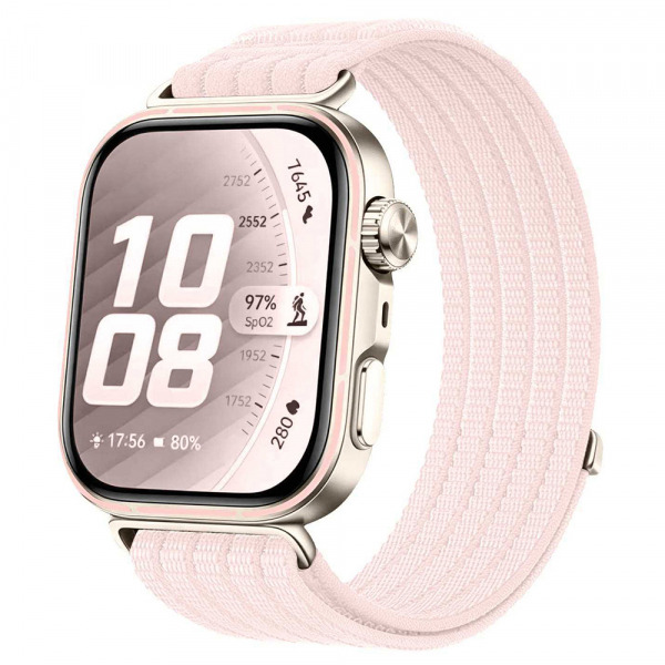 Curea Techsuit W085 pentru Huawei Watch Fit 5, Roz