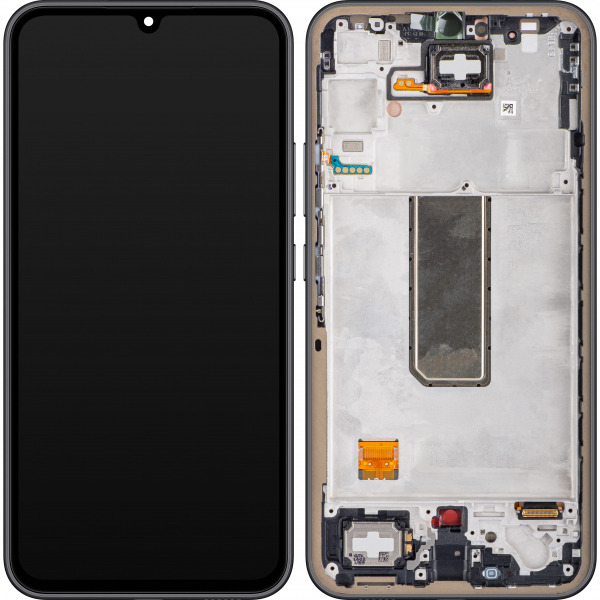 Display cu Touchscreen Samsung Galaxy A34 A346, cu Rama, Negru (Graphite), Service Pack GH82-31200A