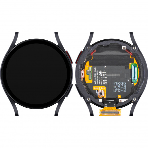 Display cu Touchscreen Samsung Galaxy Watch6 40mm, cu Rama, Versiune LTE, Gri, Service Pack GH97-28836A
