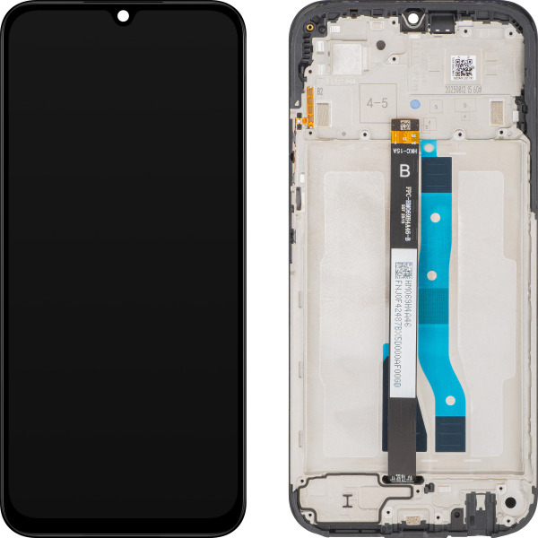 Display cu Touchscreen Xiaomi Poco C85 4G / Redmi 15C 4G, cu Rama, Versiune Europa, Negru, Service Pack 560002P15AE00