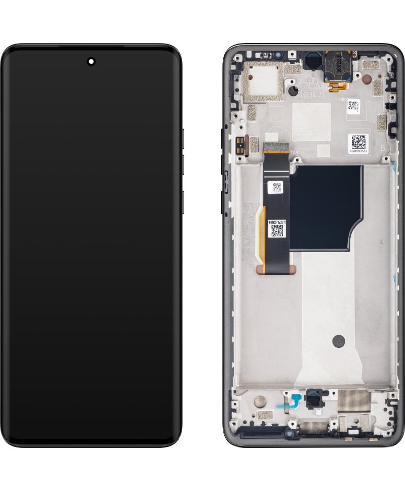 Ecran LCD Display Motorola Edge 40 Neo Negru Cu Rama