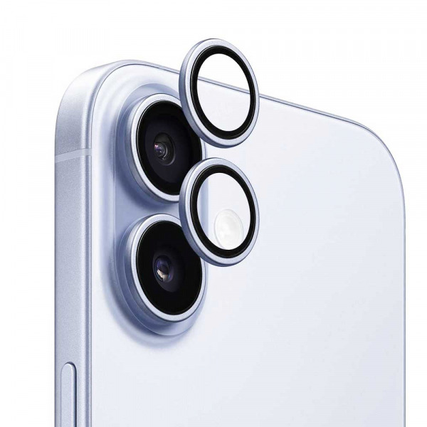 Folie de protectie Camera Spate Anank AR pentru Apple iPhone 17, Sticla Securizata, Albastra