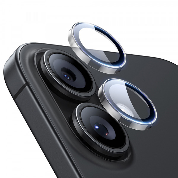 Folie de protectie Camera Spate ESR Armorite pentru Apple iPhone 17 / 16 Plus / 16, Sticla Securizata, Transparenta