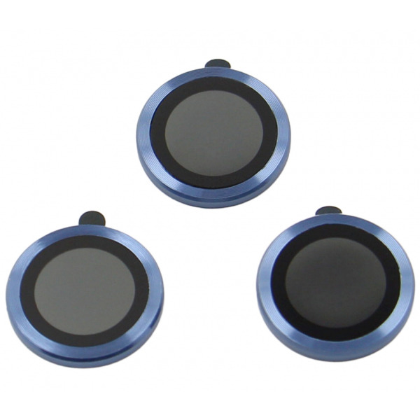 Folie de protectie Camera Spate OEM pentru Apple iPhone 18 Pro / 17 Pro, Sticla Securizata, Bleumarin