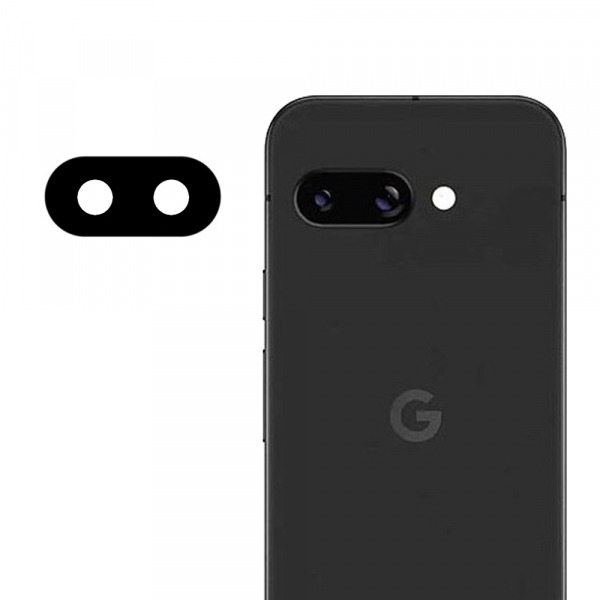 Folie de protectie Camera Spate Techsuit pentru Google Pixel 9a, Sticla Securizata, Neagra