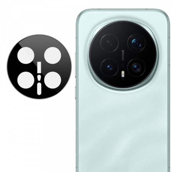 Folie de protectie Camera Spate Techsuit pentru Honor Magic8 Pro, Sticla Securizata, Neagra