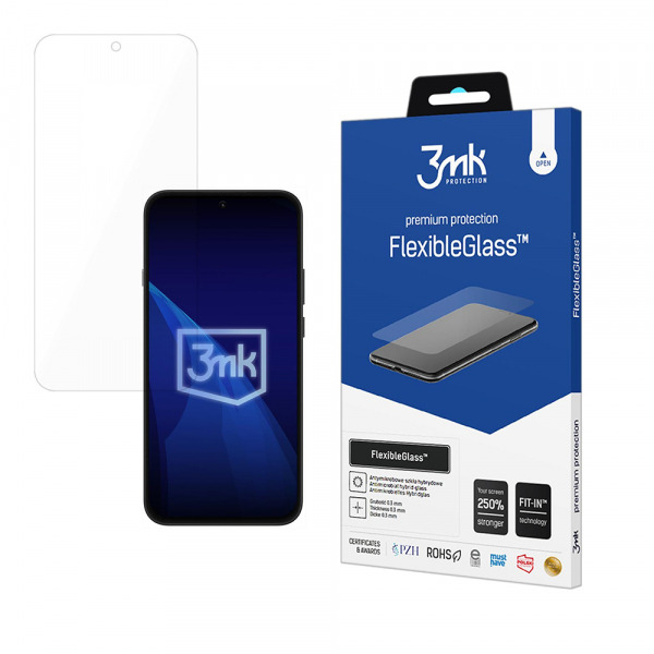 Folie de protectie Ecran 3MK FlexibleGlass pentru Nothing Phone (4b), Sticla Flexibila, Full Glue