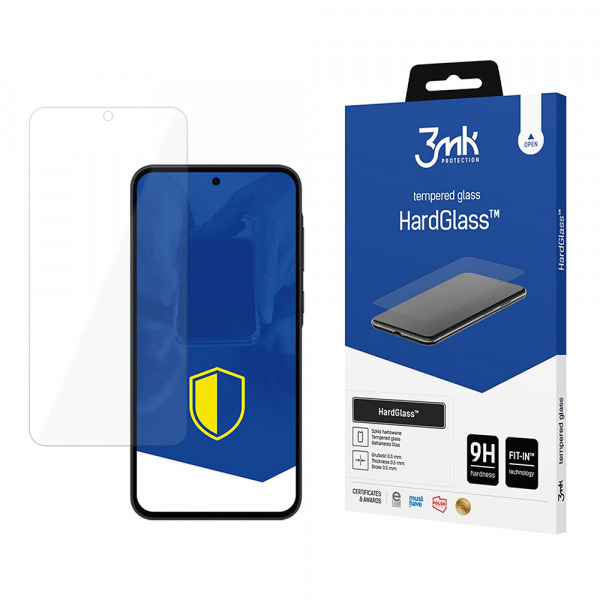 Folie de protectie Ecran 3MK HardGlass pentru Samsung Galaxy A56 A566 / A36 A366, Sticla Securizata, Full Glue