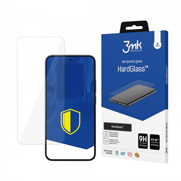 Folie de protectie Ecran 3MK HardGlass pentru Xiaomi 15T, Sticla Securizata, Full Glue