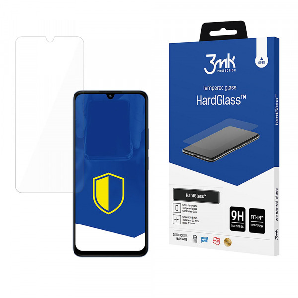 Folie de protectie Ecran 3MK HardGlass pentru Xiaomi Poco C75 / Redmi 14C, Sticla Securizata, Full Glue