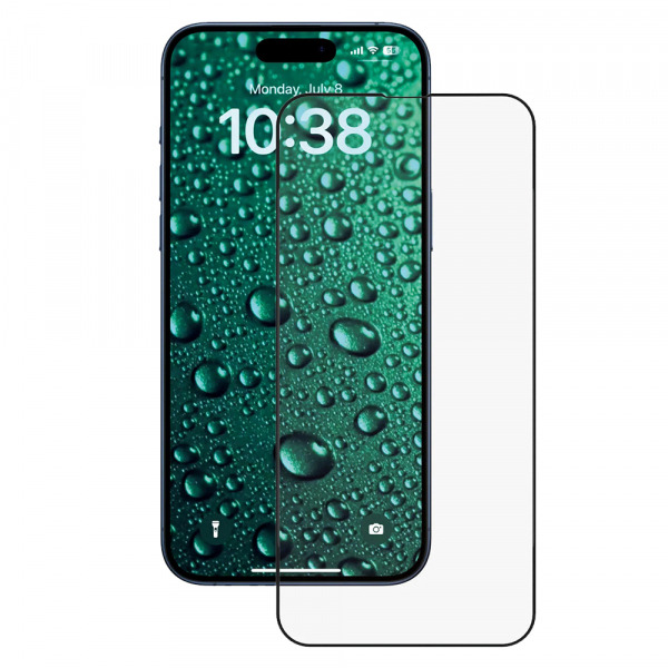 Folie de protectie Ecran Anank 5X Reinforced Invisible pentru Apple iPhone 17, Sticla Securizata, Full Glue, 3D, Neagra