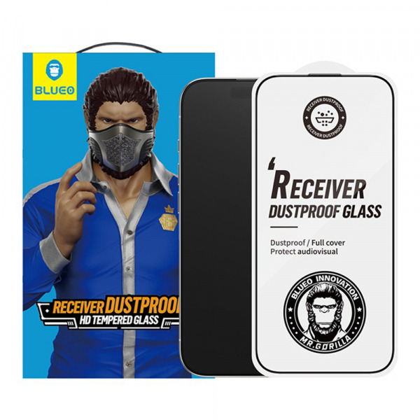 Folie de protectie Ecran Blueo Anti-Dust HD Applicator Pro pentru Apple iPhone 17 Air, Sticla Securizata, Full Glue