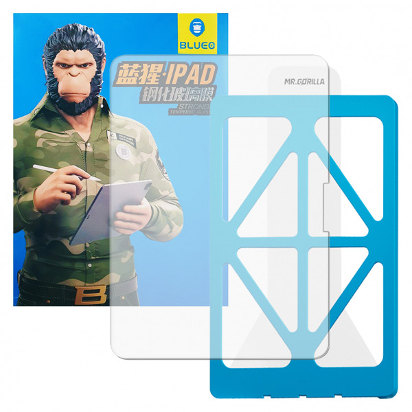 Folie de protectie Ecran Blueo HD Applicator Pro pentru Apple iPad Air (2022) / Pro 11 (2021) / Air (2020), Sticla Securizata, Full Glue