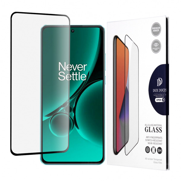 Folie de protectie Ecran DUX DUCIS pentru OnePlus Nord CE3, Sticla Securizata, Edge Glue, Neagra