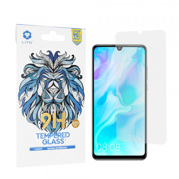 Folie de protectie Ecran Lito Classic pentru Huawei P30 lite New Edition / P30 lite, Sticla Securizata, Full Glue, 2.5D