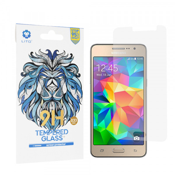 Folie de protectie Ecran Lito Classic pentru Samsung Galaxy Grand Prime G530, Sticla Securizata, Full Glue, 2.5D
