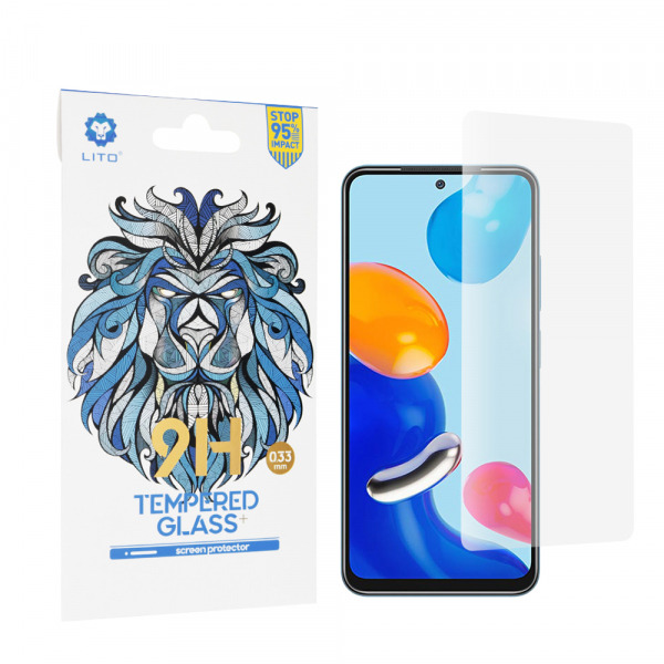 Folie de protectie Ecran Lito Classic pentru Xiaomi Poco M4 Pro / Redmi Note 11S / Note 11, Sticla Securizata, Full Glue, 2.5D