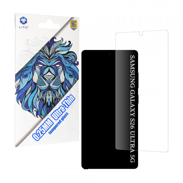 Folie de protectie Ecran Lito Classic Ultra Thin pentru Samsung Galaxy S26 Ultra S948, Sticla Securizata, Full Glue, 2.5D