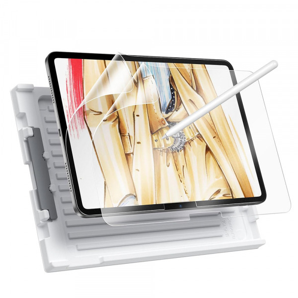 Folie de protectie Ecran Matte ESR Paper Feel pentru Apple iPad Pro 13 (2025) / Pro 13 (2024), Plastic, Set 2 bucati