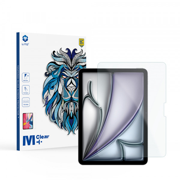Folie de protectie Ecran Matte Lito Classic pentru Apple iPad Air 11 (2026) / Air 11 (2025), Sticla Securizata, Full Glue, 2.5D