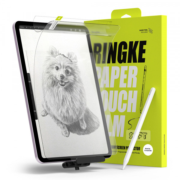 Folie de protectie Ecran Matte Ringke Paper Touch Soft pentru Apple iPad Air 13 (2026) / Pro 13 (2025), Plastic