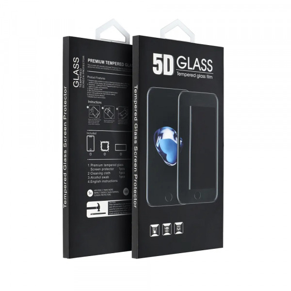 Folie de protectie Ecran OEM pentru Motorola Edge 30 Ultra, Sticla Securizata, Full Glue, 5D, Neagra